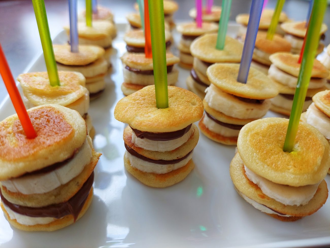 Minipancake-Spieße